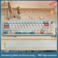 Dreaming Back to Dunhuang 104+34 / 54 Cherry Profile Keycap Set Cherry MX PBT Dye-subbed for Mechanical Gaming Keyboard